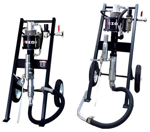 airless pneumatic pumps zspray vezos