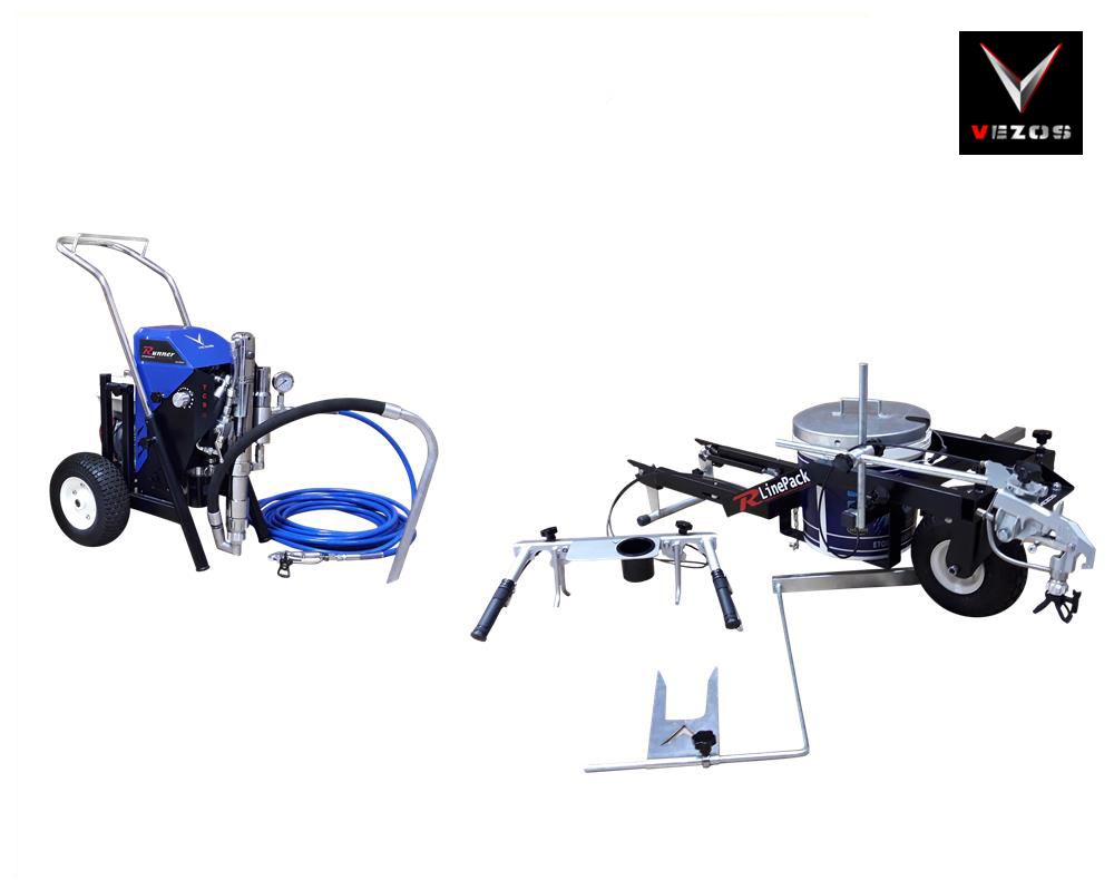 airless paint sprayer complete line striping kit