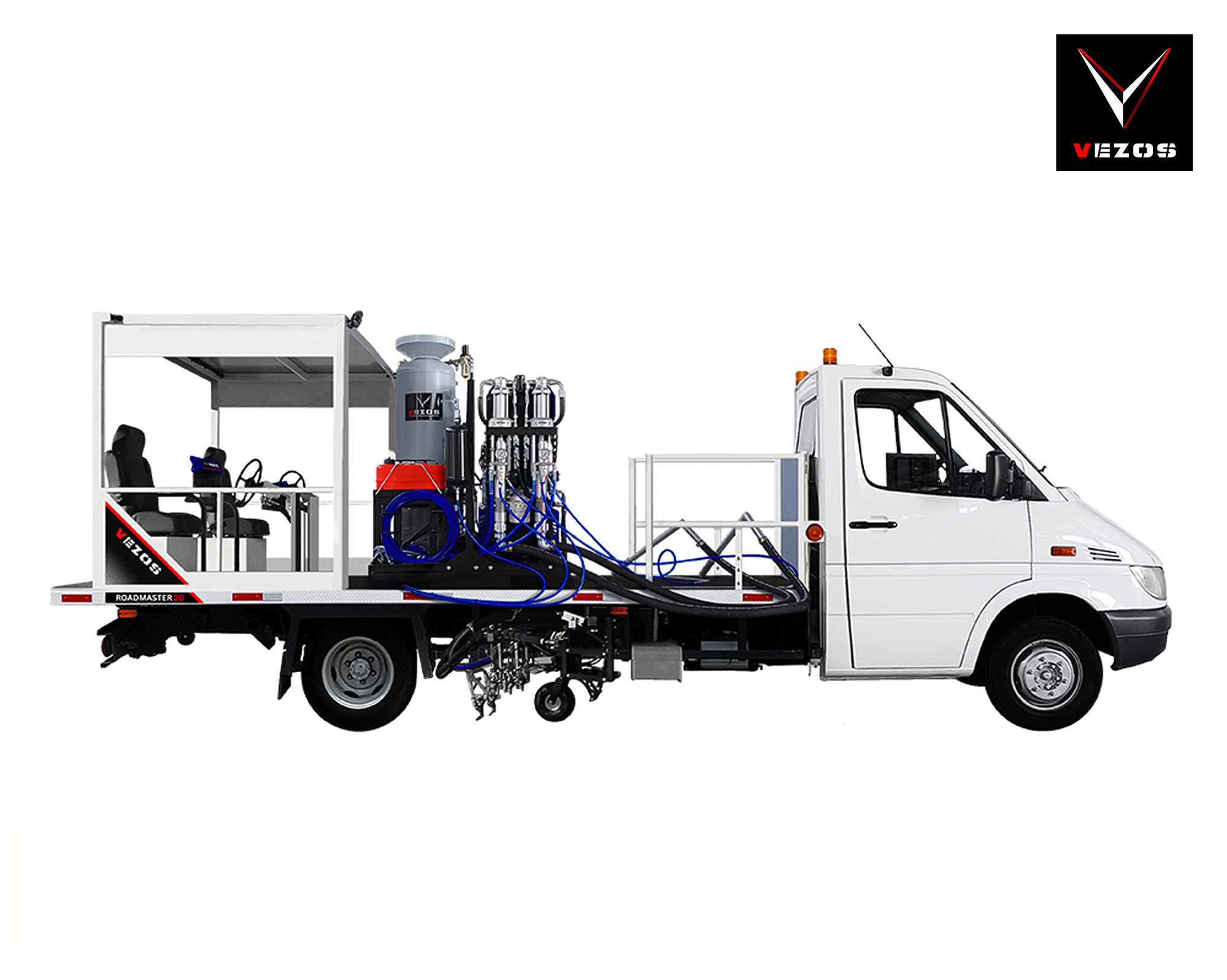 road marking truck vezos roadmaster 20