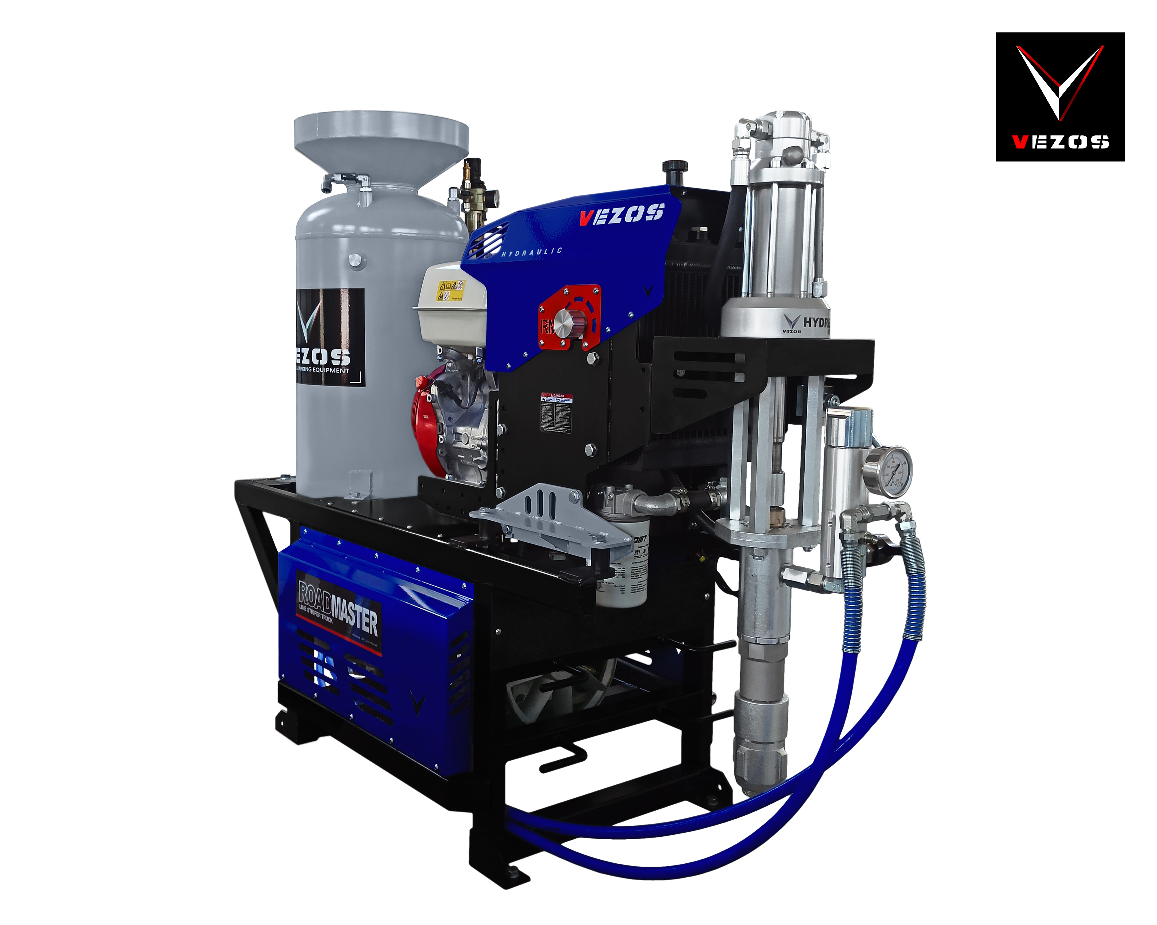 truck mounted line striping kit - road line striper - vezos roadmaster