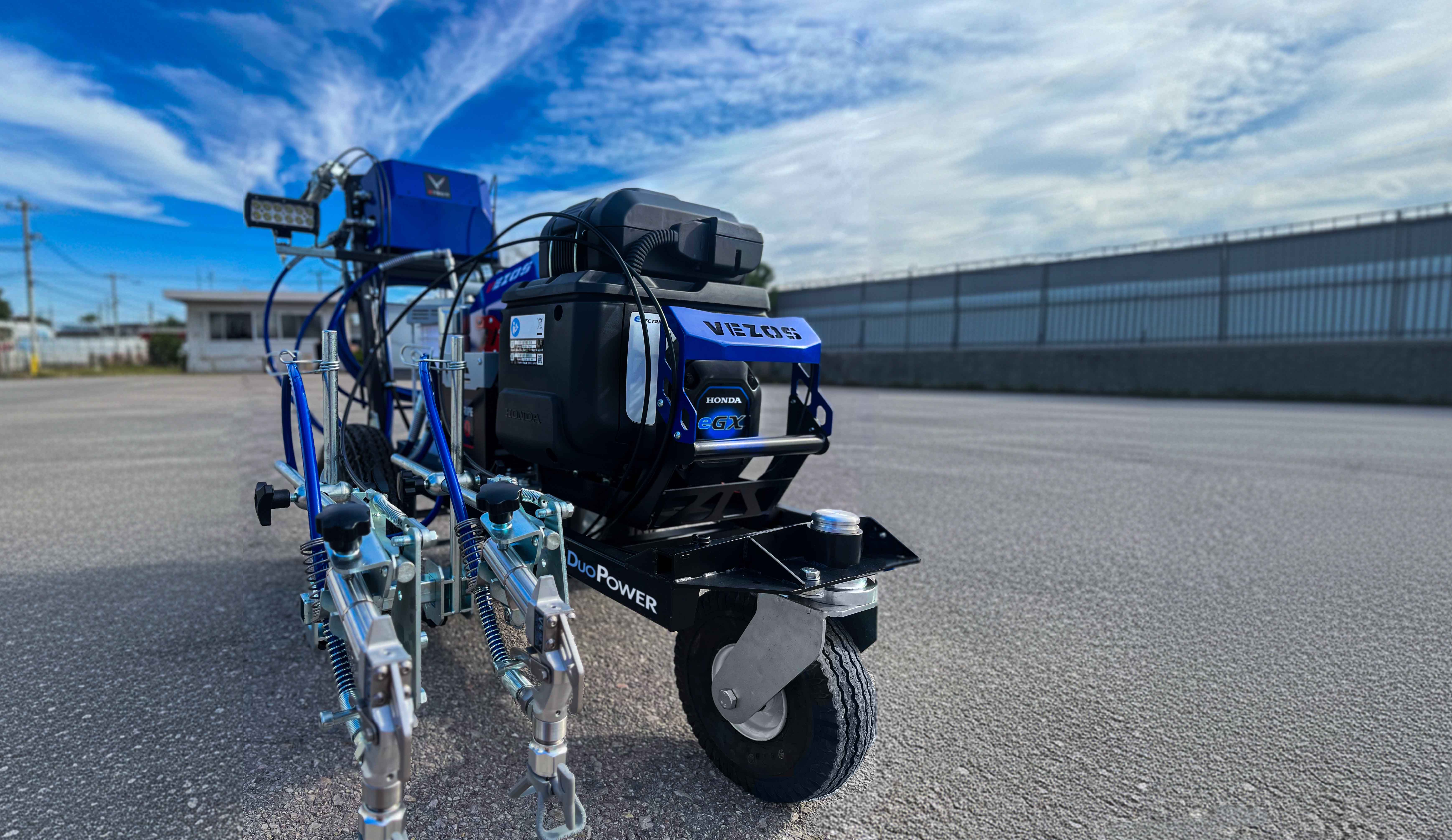 parking lot line striper prostripe 200 duopower electric motor