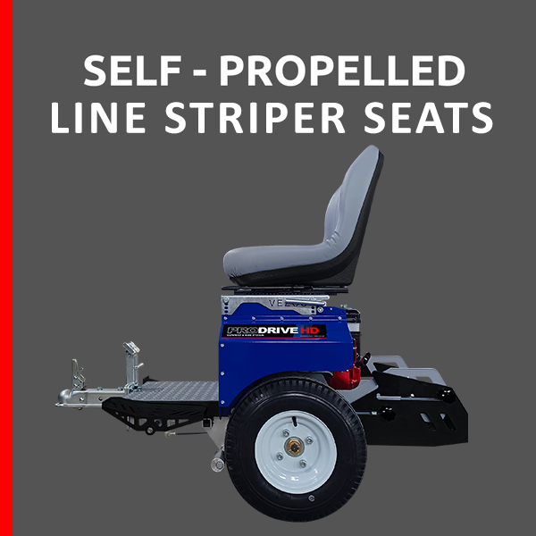 self propelled line striper seat prodrive