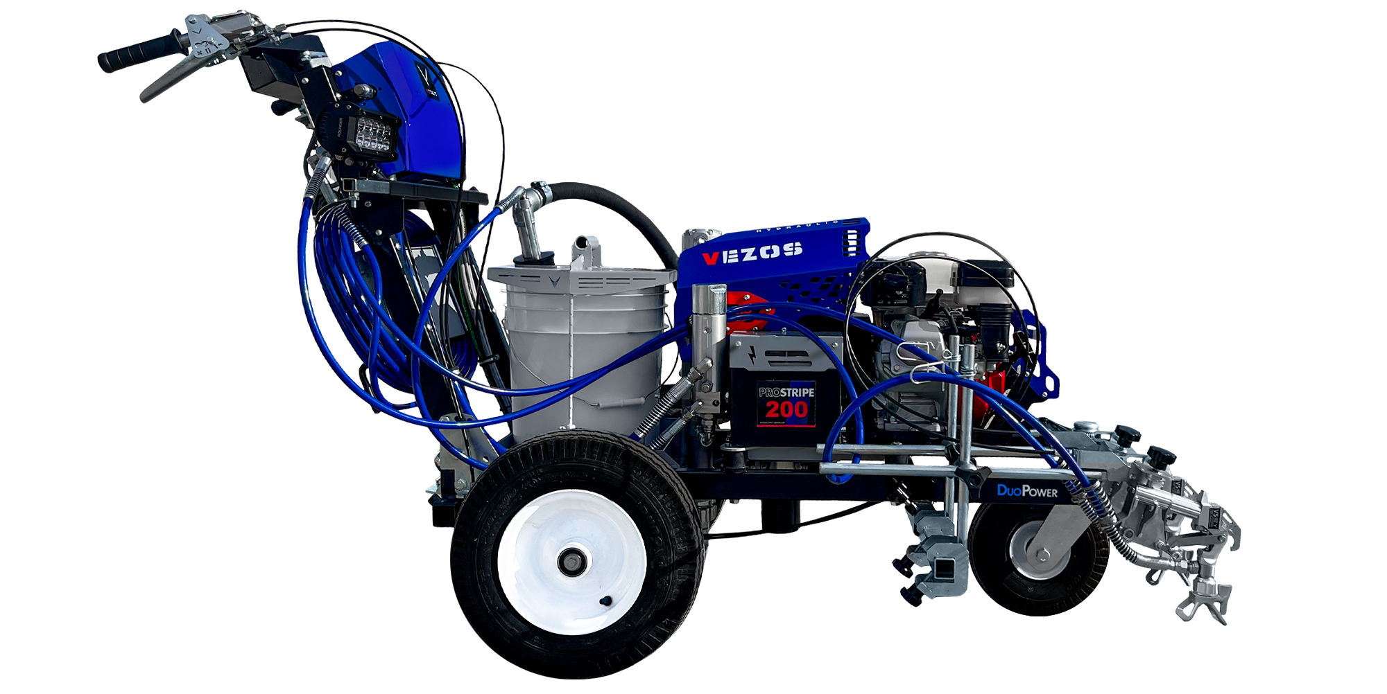 parking lot line striper prostripe 200 duopower gas engine