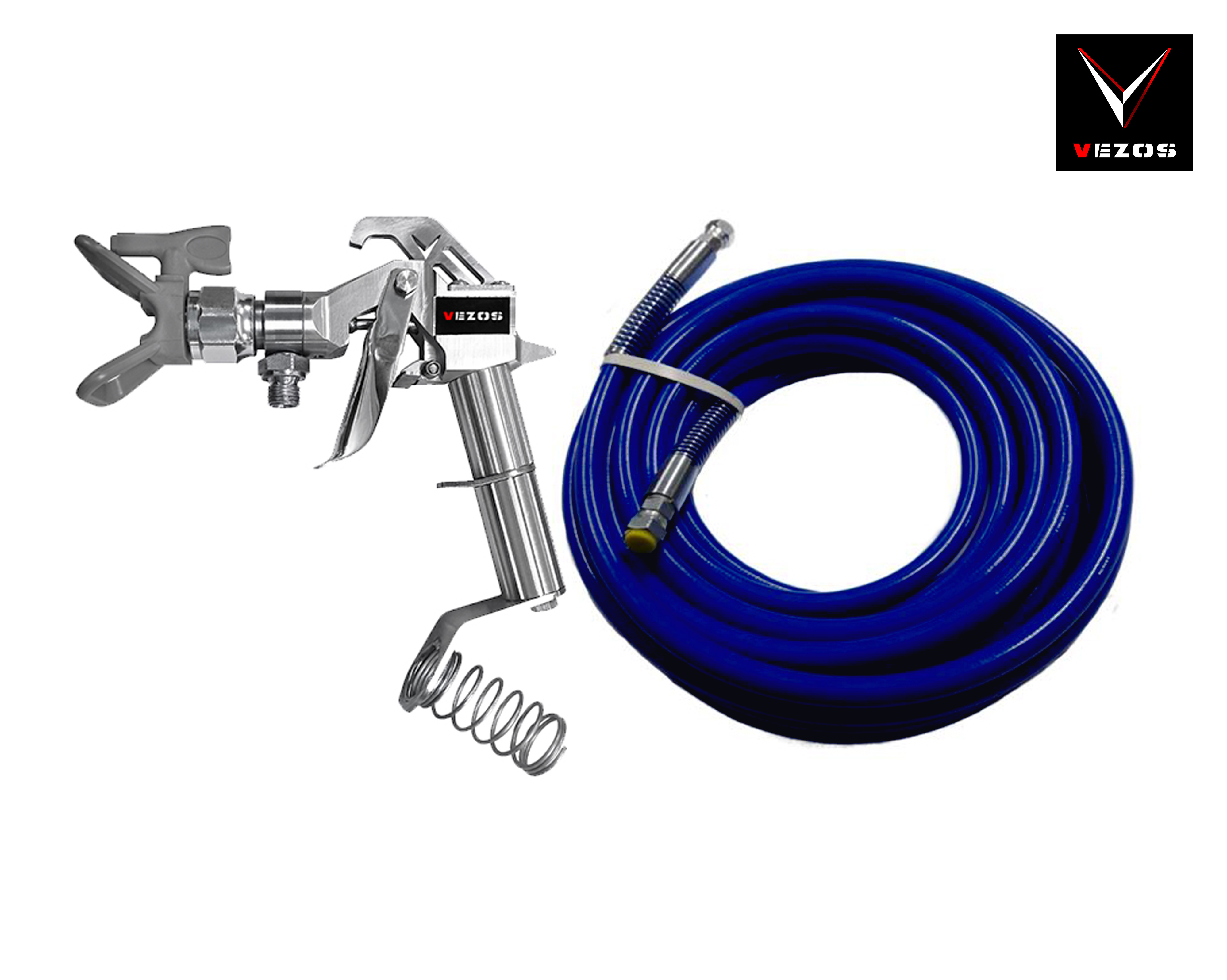 Kit Airless Hose 1/4 15m Complete with VEZOS V5 Spray Gun