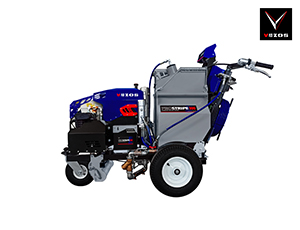 Walk Behind Line Striper PROSTRIPE 300 WB AUTO - Paint Hopper - Pressurized Bead System