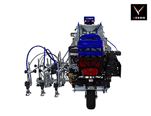 Walk Behind Line Striper PROSTRIPE 300 WB AUTO - Paint Hopper - Pressurized Bead System