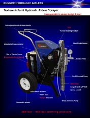hydraulic airless texture sprayer