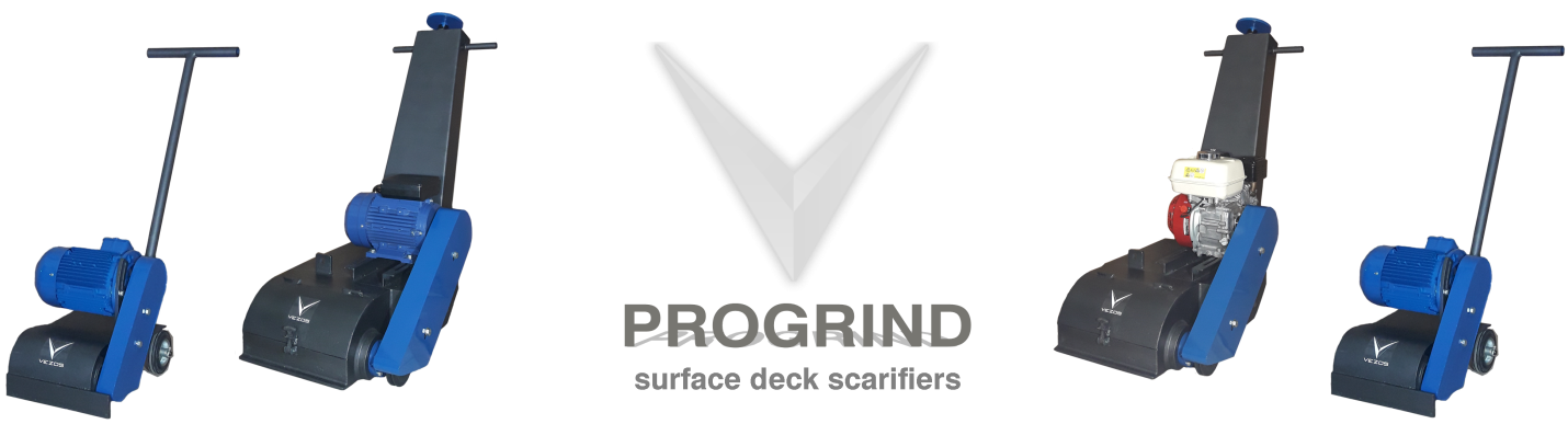 progrind electric scarifiers vezos - impa 591210 - impa 591211 - impa 591212